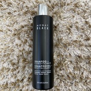 Monat black shampoo and conditioner